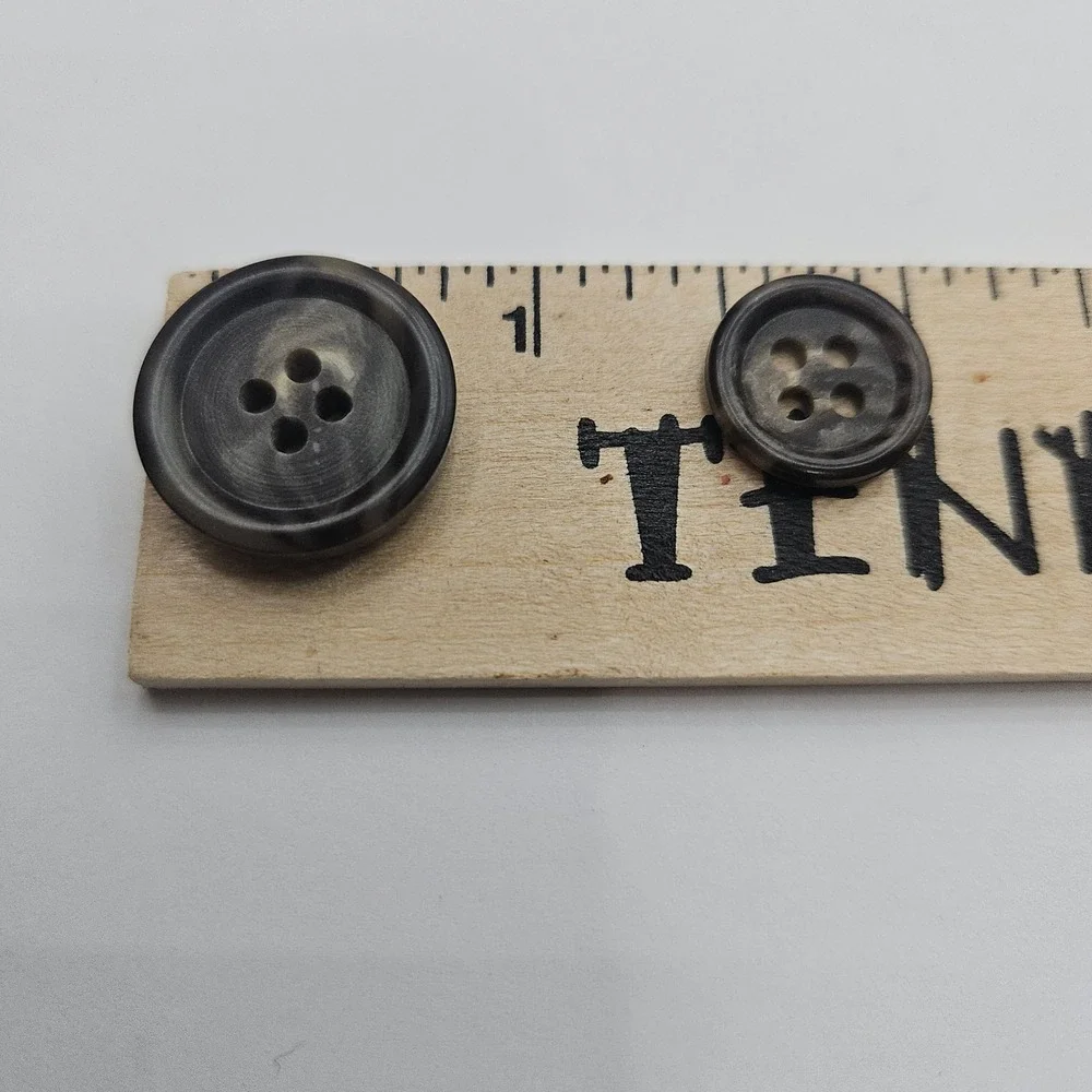 Jos A Bank Brown Swirl Suit‎ Blazer Replacement Buttons Marbled Set of 10 Sewing